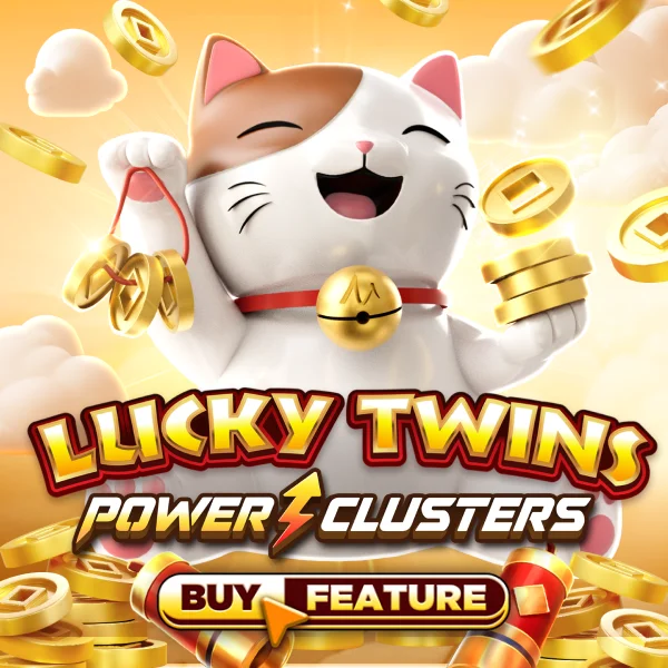 Microgaming : Lucky Twins PowerClusters - JETPLANE168